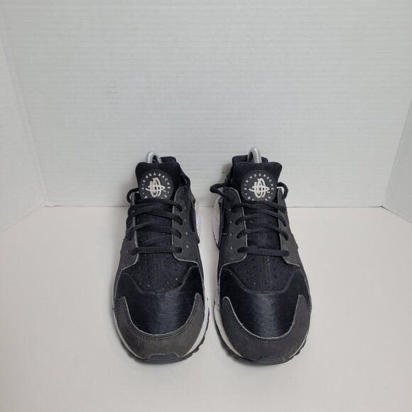 Nike Air Huarache Run Black Women's Running Athletic Shoe Sneaker Size 9 - Picture 3 of 11